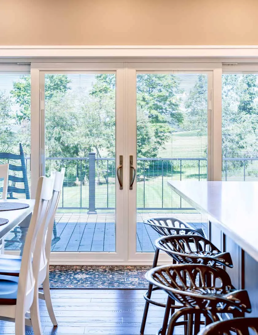 Sliders with built-in blinds